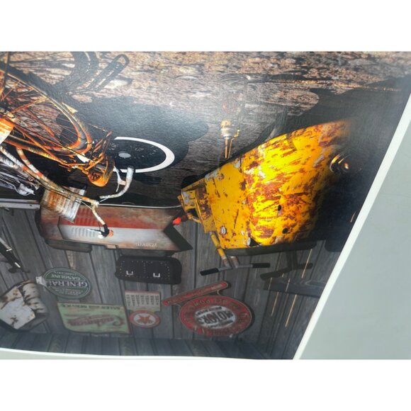 LE GM Harley Davidson motorcycle print artwork signed 14/50 16x12" READ - Picture 3 of 7